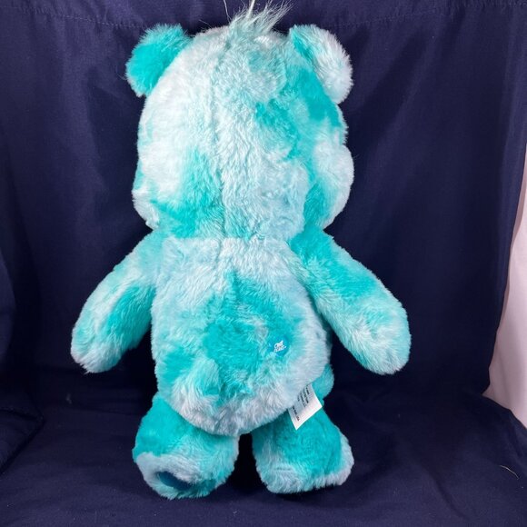 Wish Bear Care Bears Plush Toy 16" Turquoise & White Soft Stuffed Animal - Picture 2 of 3